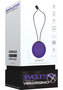 Vibratissimo Uno Silicone Rechargeable Bluetooth Remote Ball Purple